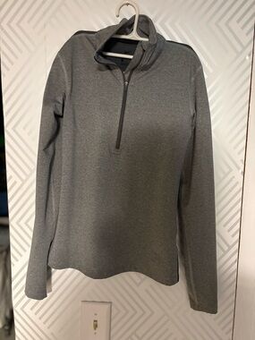 Nike Gray Quarter-Zip Pullover